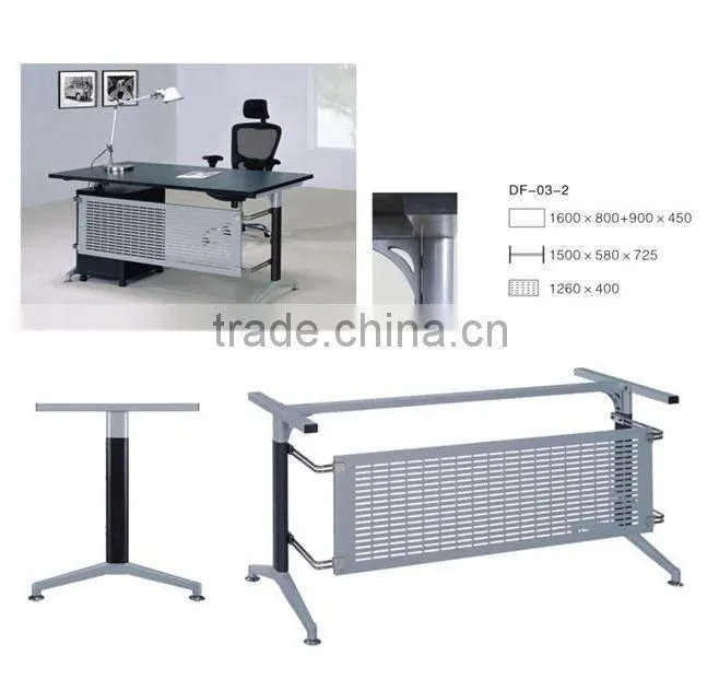 modern office table metal frame desk steel desk frame 2000mm