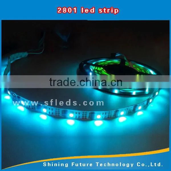 Full color digital 24-Bit 5050 RGB LED Strip WS2801 32 Pixels 5V Black/White ws2811 ws2812b