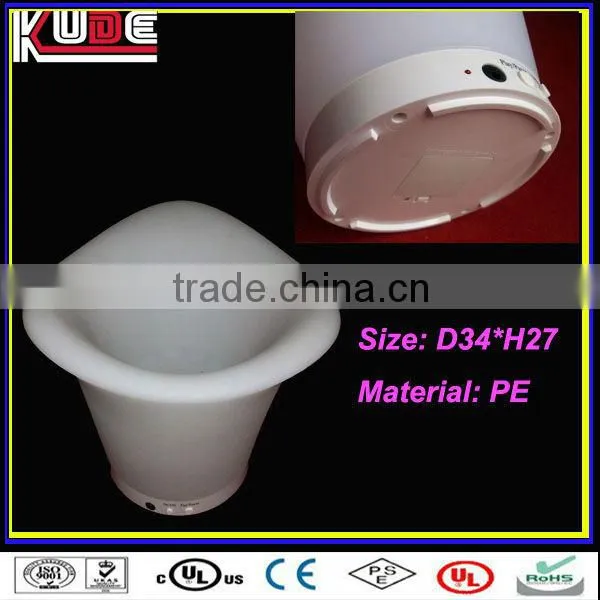 LED illuminated barware ice bucket/acrylic wine champagne ice bucket