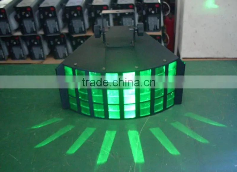 LED Butterfly disco lights 2pcs 12w effect light DMX control club light 2014 new product