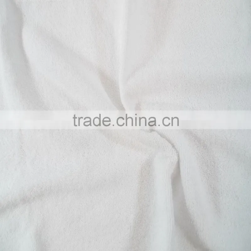 White Two Sides Embossed Jacquard Hand Towel