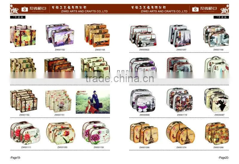 2014 new design MDF canvas box on stock catalog