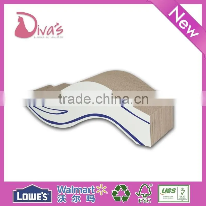 Manufacturer High Quality Corrugated Paper Cat Scratcher Lounge