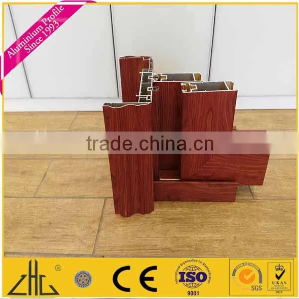 6063 wood grain aluminium, wood color aluminum profile