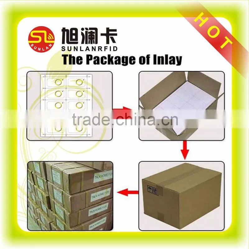 customized layout 3*7 3*8 2*5 5*5 t5577 chip card inlay