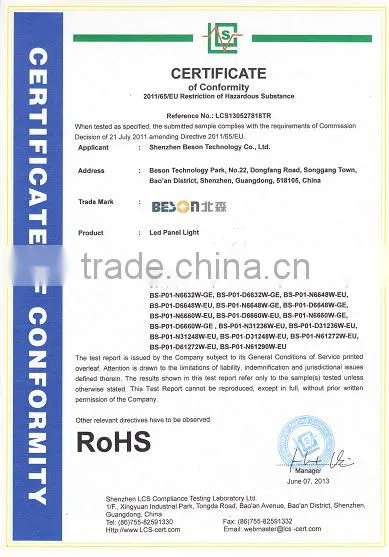 new design 295x1195 36W & 48w dimmable sensor led panel light