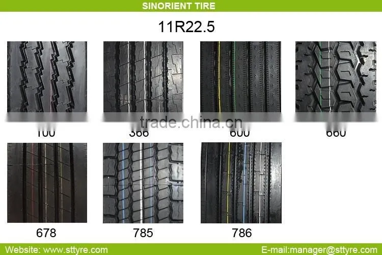 Radial Truck Tires 11R22.5 For USA Market Tires