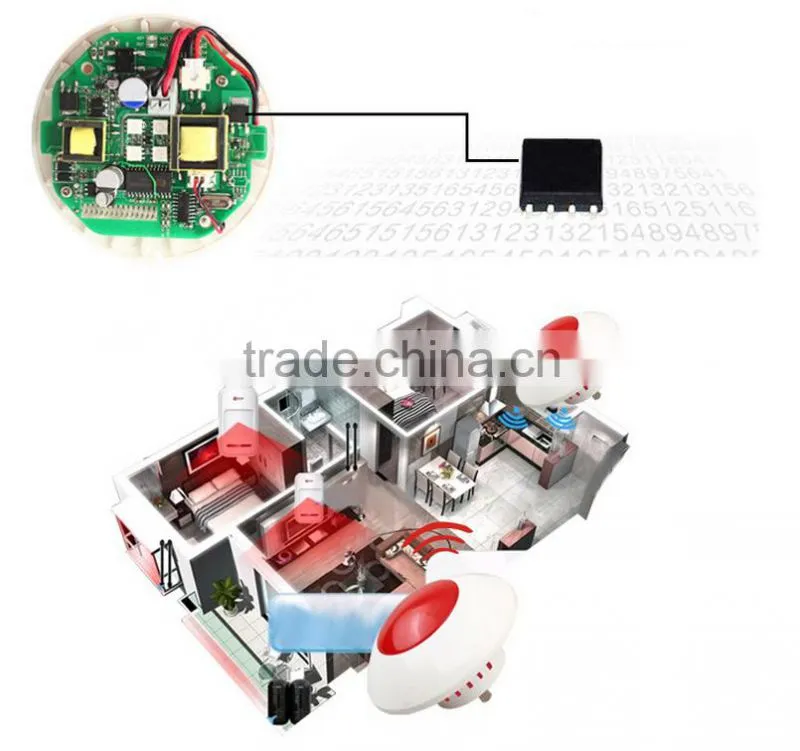 Wireless smart alarm siren Alarm system paradox 220v siren