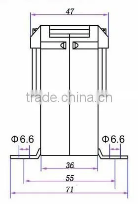 MES CP62/30 small size precision din rail type current transformer