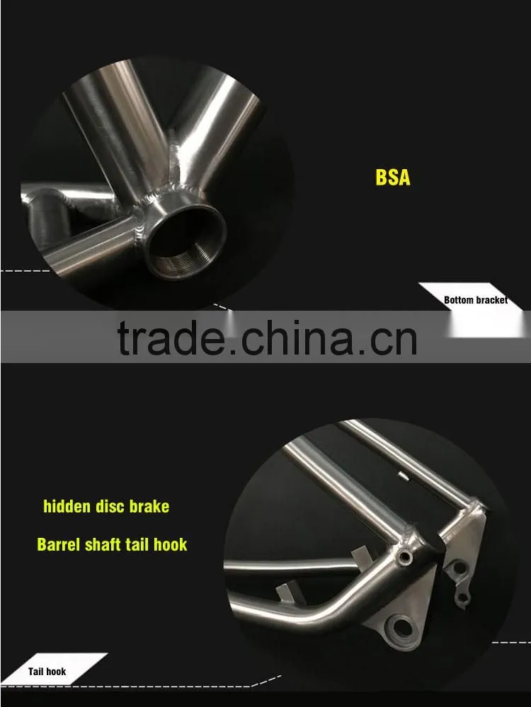 full suspension titanium mountain bike frame