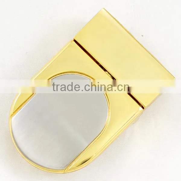 Stainless gold clear crystal buckle