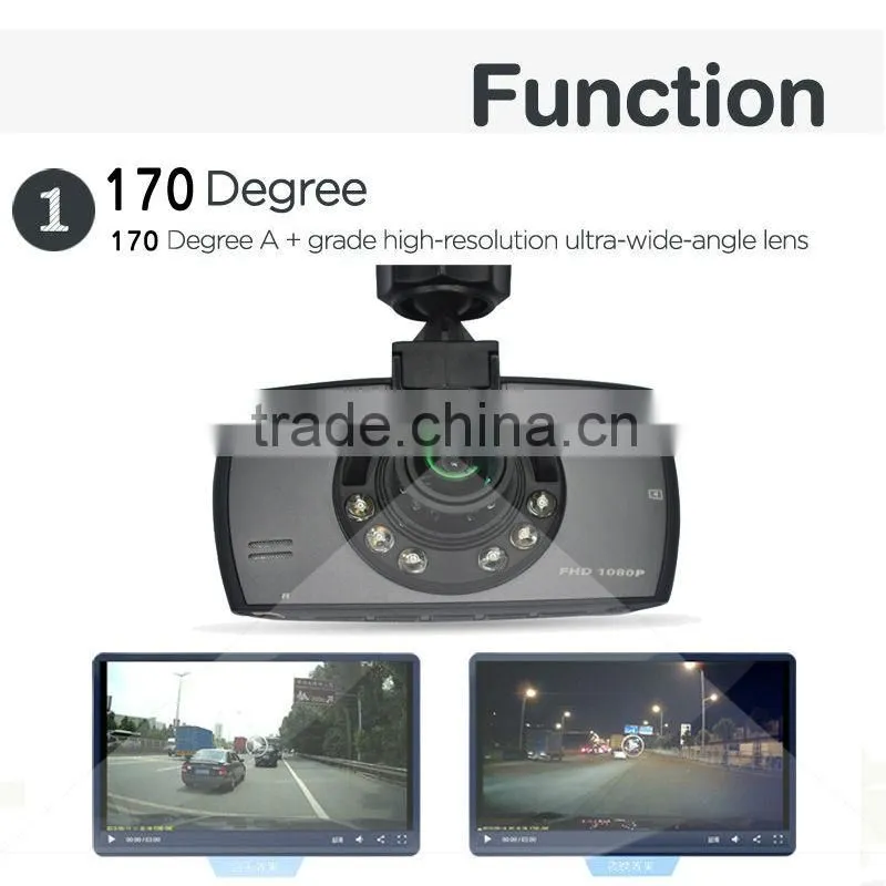 Hot sale 1080p FHD HDMI AR0330 G-sensor motion detect car camera recorder,car camera, car dvr