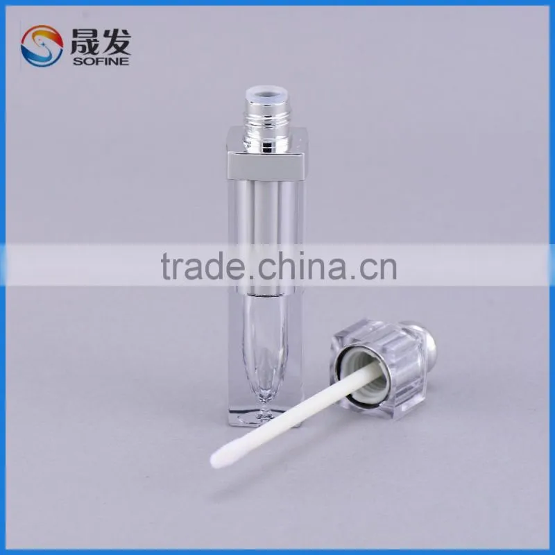 Shantou Cylinder Clear Round Makeup Lip Gloss Tube