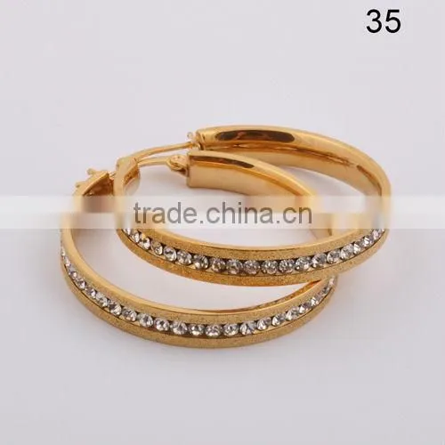 Stainless Steel Skull Cuff Earrings(BE10603)
