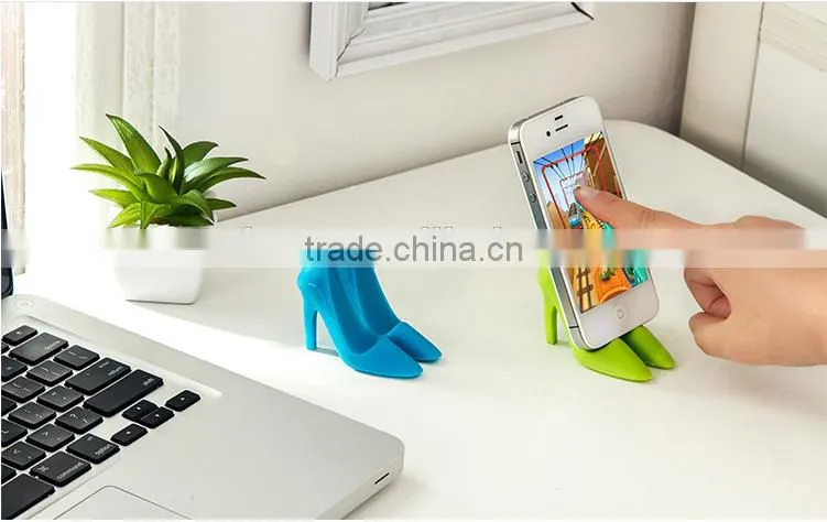 New design high heeled shoes tablet phone holder mobile phone holder cell phone holder
