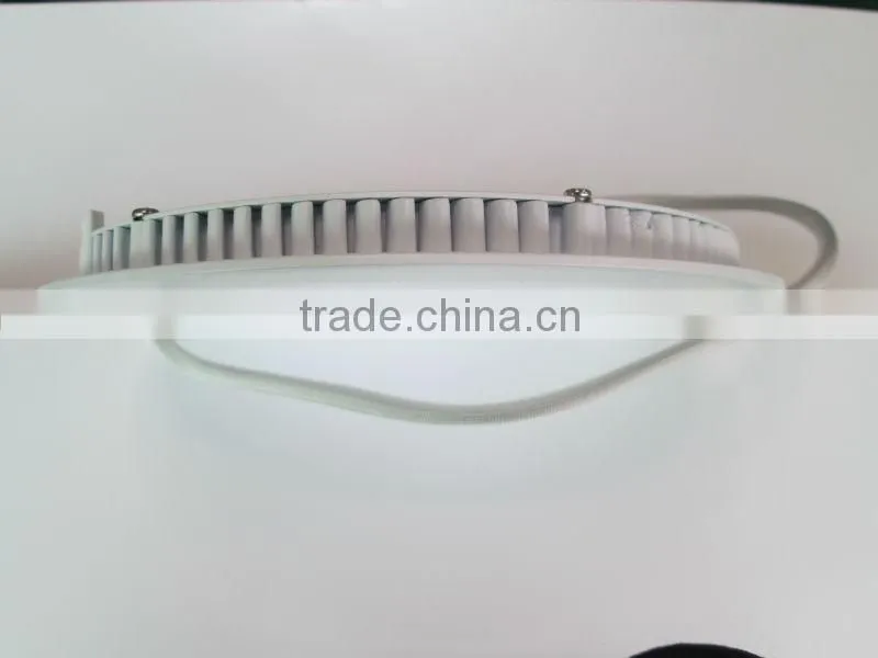 recessed mounted round 18w led panel light