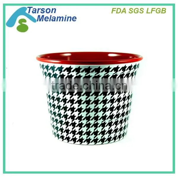 Plastic Round Wine Bucket , Double Color Ice Beer Bucket