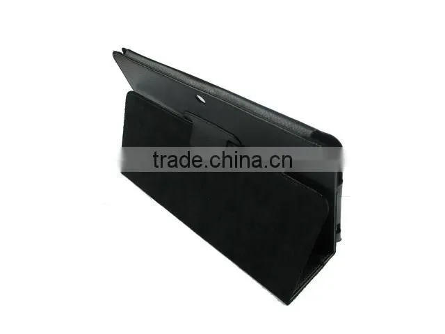 Black Fashion Smart Phone Flip PU Leather Case Cover Stand for Samsung Galaxy Tab 10.1 P7510