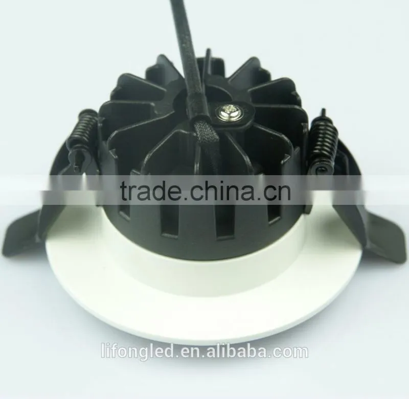 New Designed CRI97 8w led cob recessed downlight for ceiling lighting