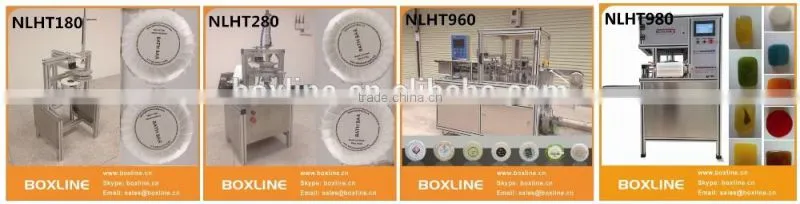 NLHT980 stretch film handmade soap packaging machine