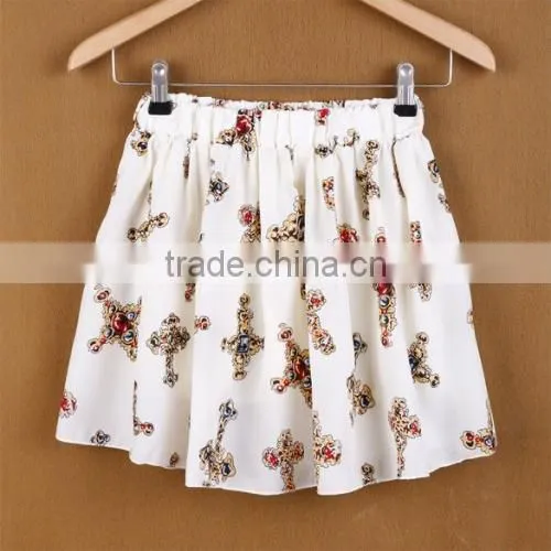 Stylish Hot Fashion Lady Women Floral Mini Slim Sexy Skirt