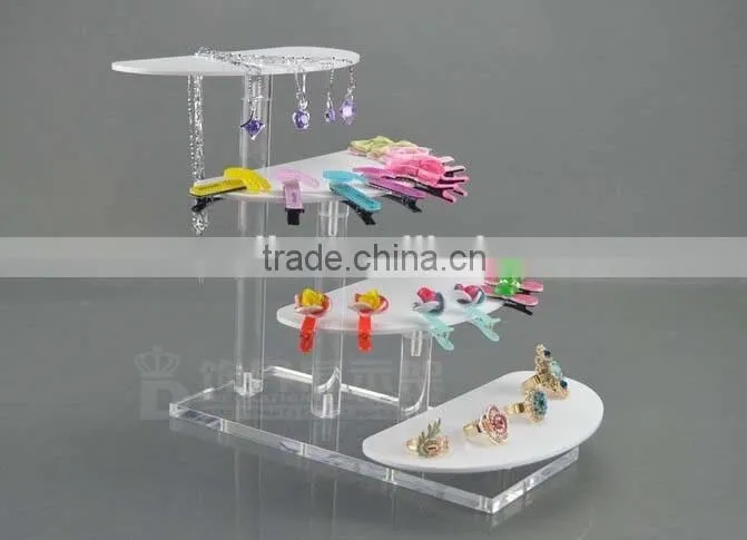 4 stairs acrylic sunglass display