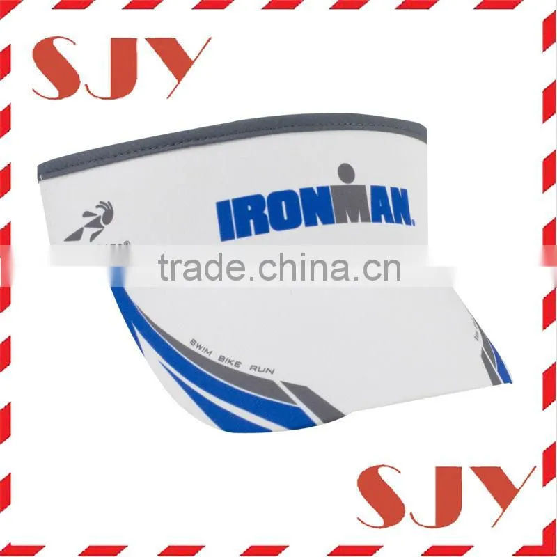 100%Cotton embroidered team logo ladies sun visor hats