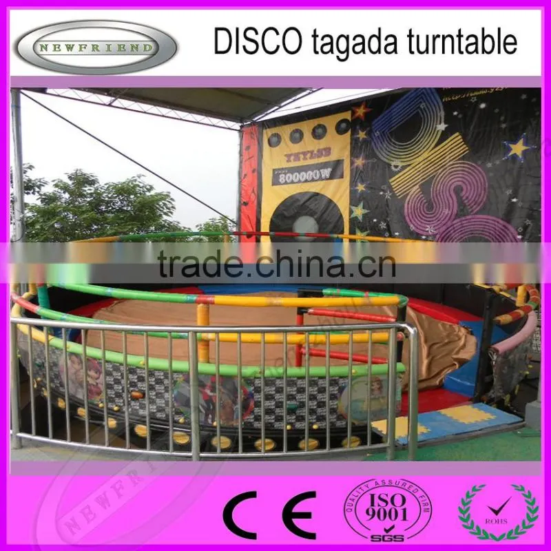 hot selling manufacture amusement ride disco tagada turntable in fairground with high quality