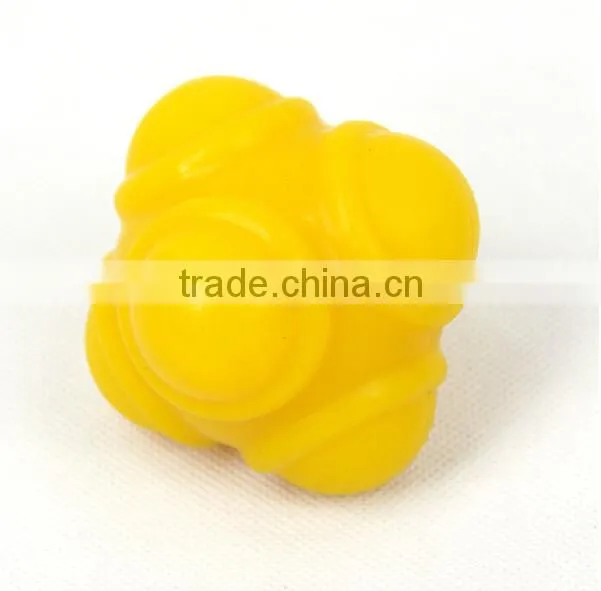 2014 new design 7cm rubber reaction balls for training speed