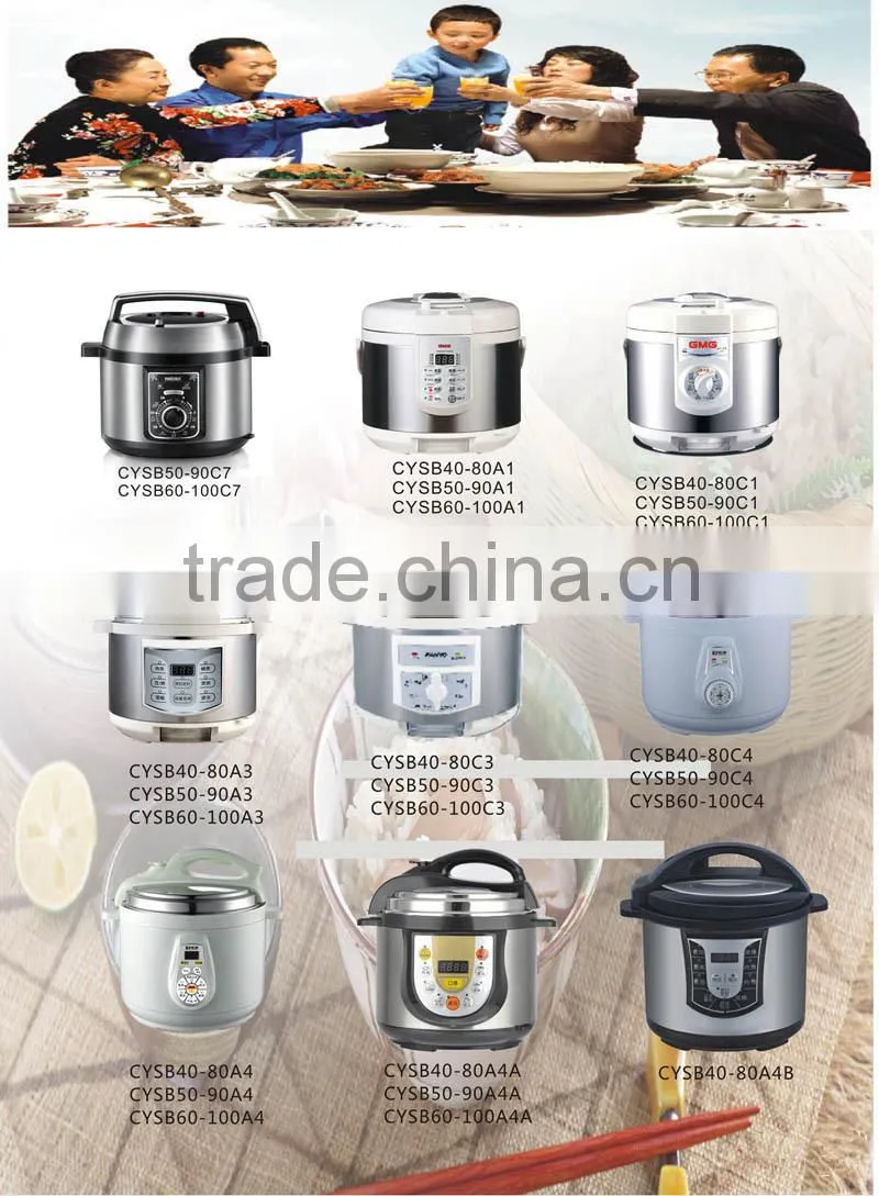Key Function Selection Menu 5L Multi Tastes Electronic High Pressure and Low Cooker CYSB50-90A6 (GMG)