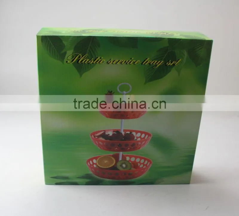 plastic transparent plate set