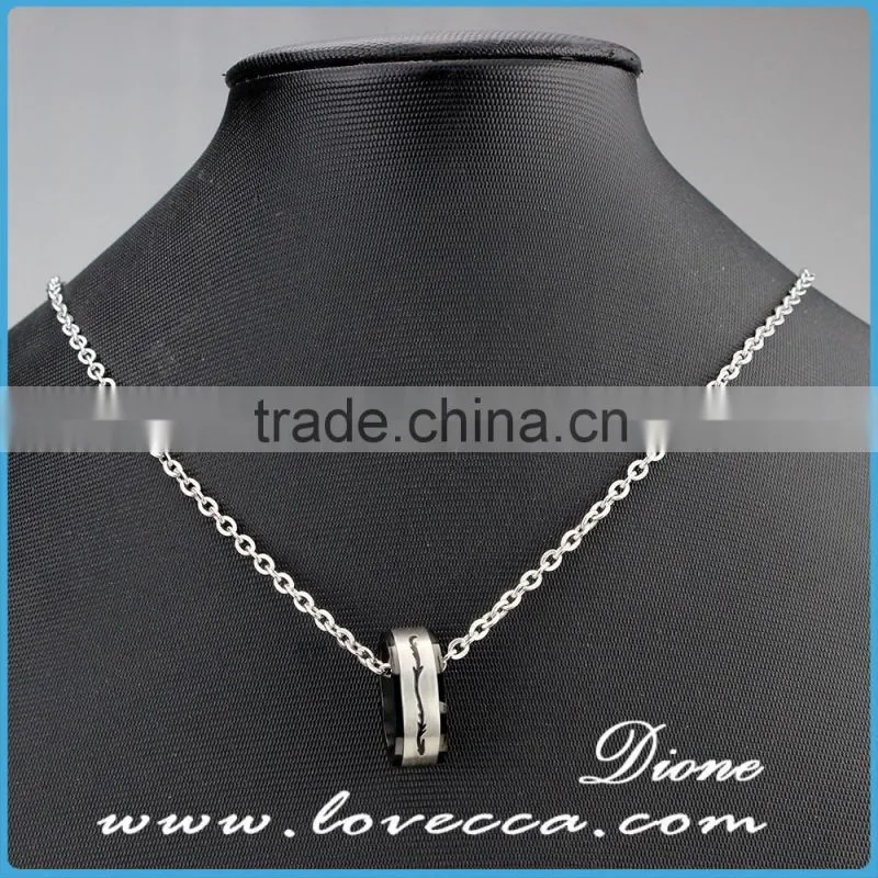 Europe trends silver stainless steel necklace pendant glass bottle pendants jewelry
