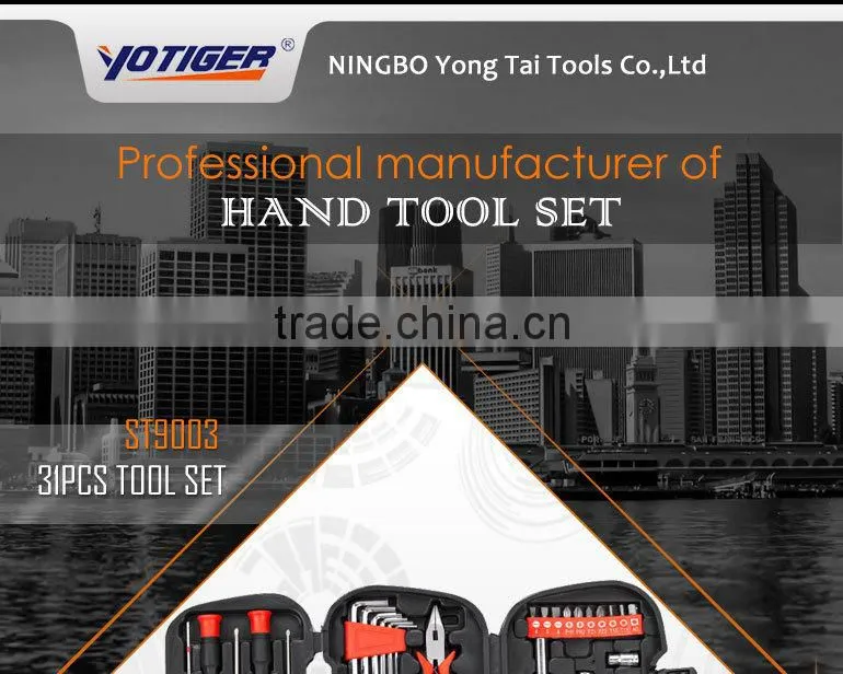 31Pcs Promotion Gift Pocket Tool Set ,Three-Folding Tool Kit