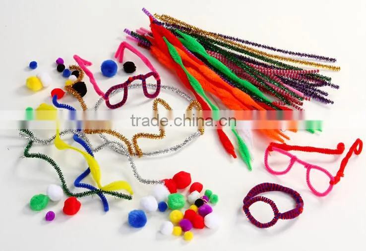 Colorful pom pom trim, animal pompom for Kids, Craft Pom Poms Wholesale -Dia 2cm