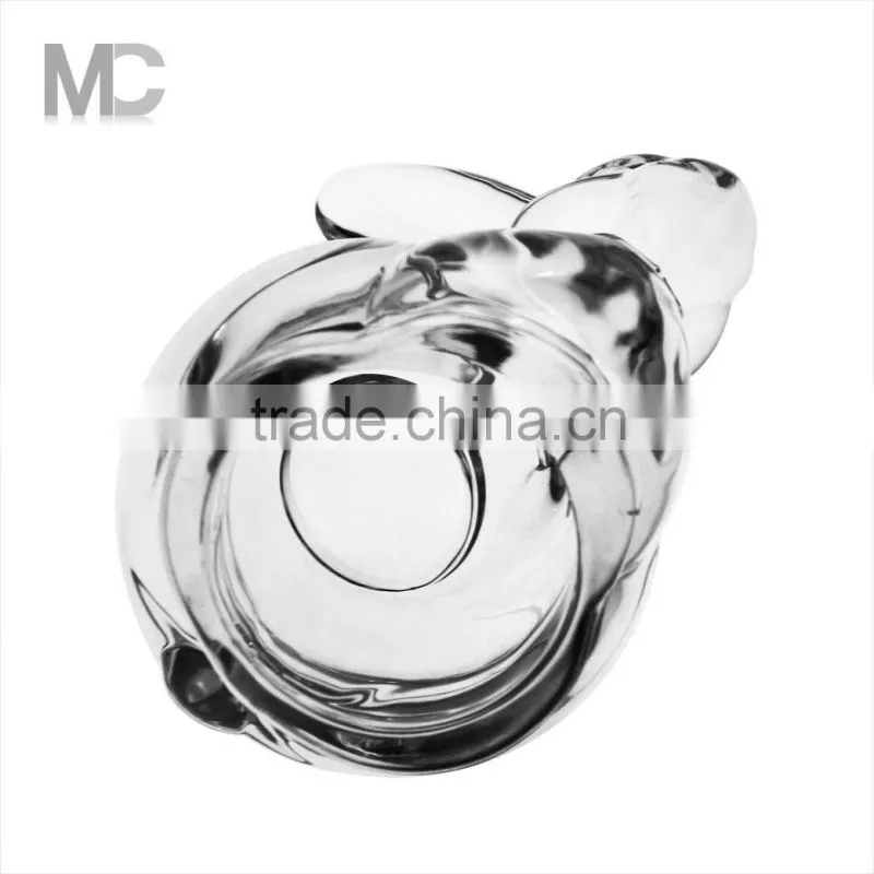 Rabbit Shaped Luxury Tealight Votive Clear Glass Candle Holder