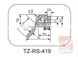 Customized Boat Windshield Rubber Strip