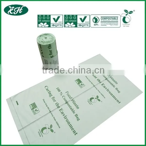 biodegradable material raw corn starch plastic bag