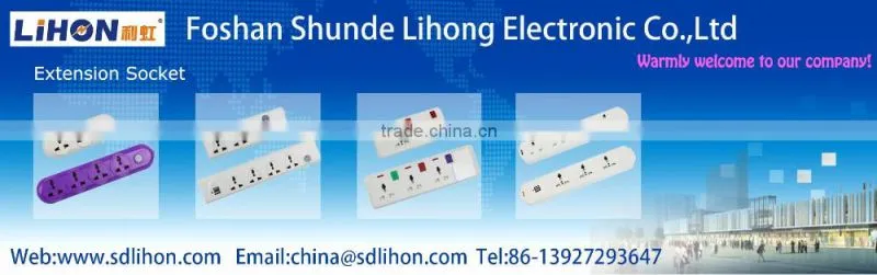 250V high quality universal power strip