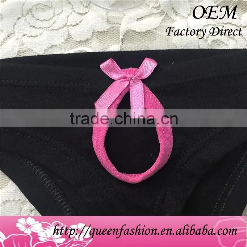 Light pure color Good quality Thong Anti-Static Good quality woman underwear camouflage T-back