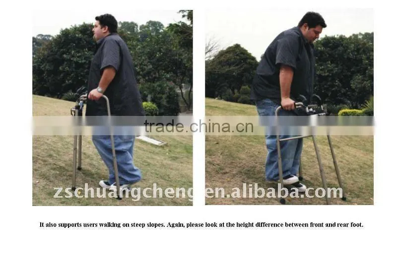 High quality Aluminum adjustable rollator walker for elderly , disable , patients
