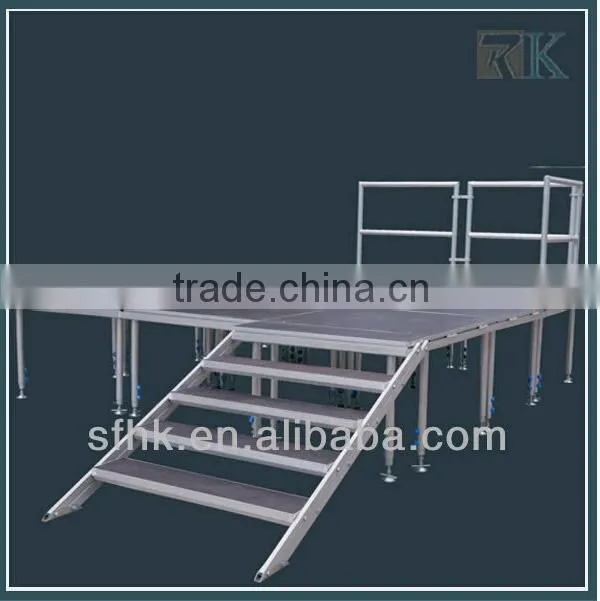 RK portable stage stairs/portable stage prices
