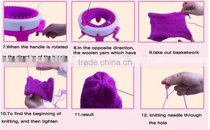 2016 Rabbit DIY Knitting Machine Toys For Kids, Knitting Machine Toys.