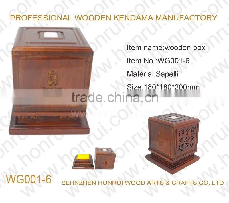 factory wholesale wooden tea box