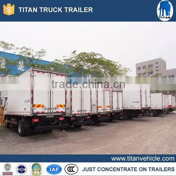 China new refrigerated cargo trailer Meat Fish Transport refrigerated cargo van 4*2 refrigerated carrier