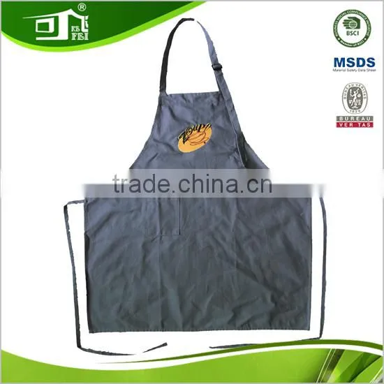 2016 new adjustable embroidery logo server apron custom