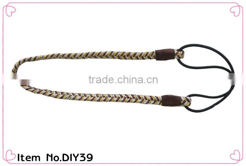 2014 new design braided stretch headband for women