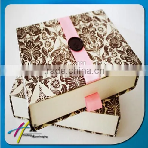 White cosmetic box paper material