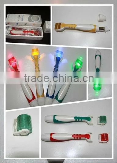 Best disk needle therapy derma roller LED light