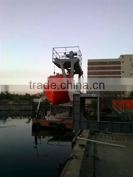 Single Arm Rescue Boat & Lifeboat Raft & Crane Launching Appliance