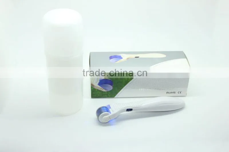 2015 body vibrator photon light therapy hot 540 needles led derma roller